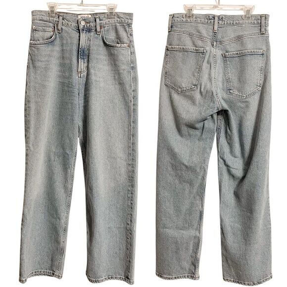 Agolde Ren Wide Leg High Waisted Jeans - Picture 5 of 10